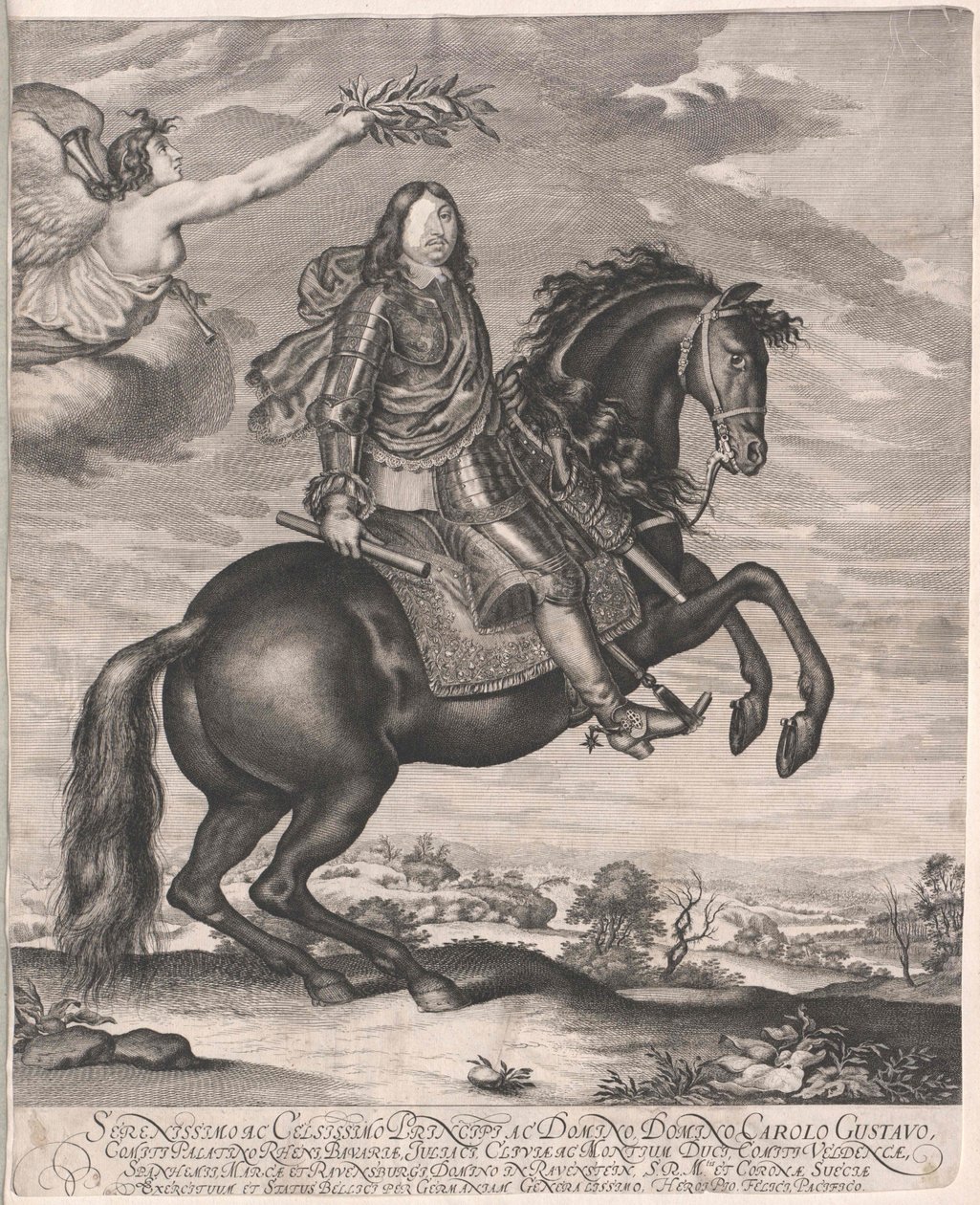 Kung av Sverige Karl X Gustav av Artist Unknown