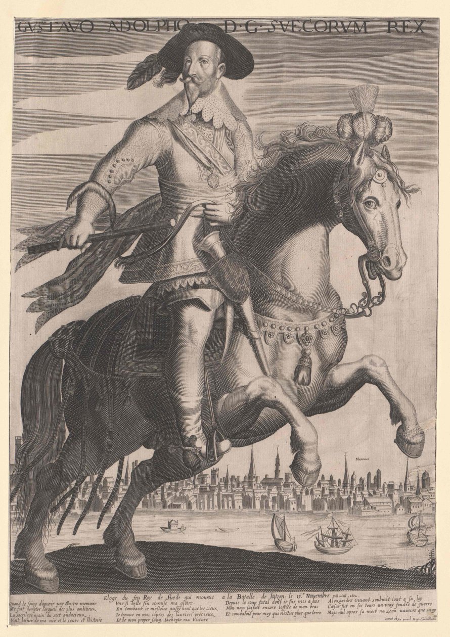 Kung av Sverige Gustav II Adolf av Sverige av Artist Unknown