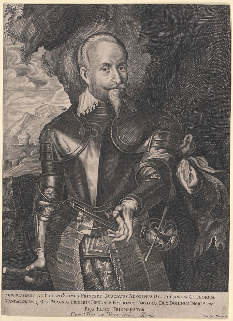 Kung av Sverige Gustav II Adolf av Sverige av Artist Unknown