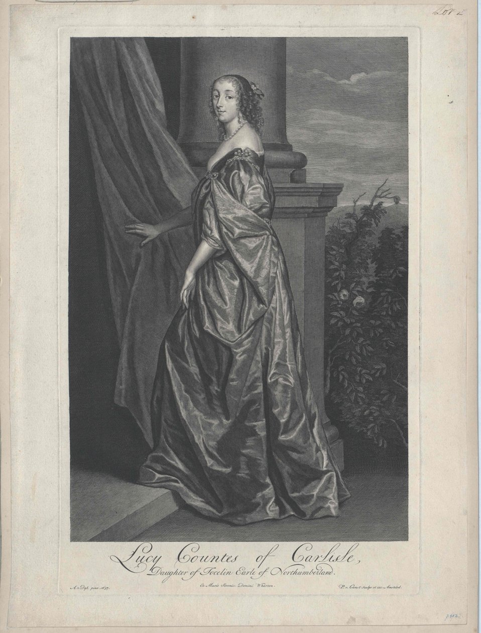 Lady Lucy Percy av Artist Unknown