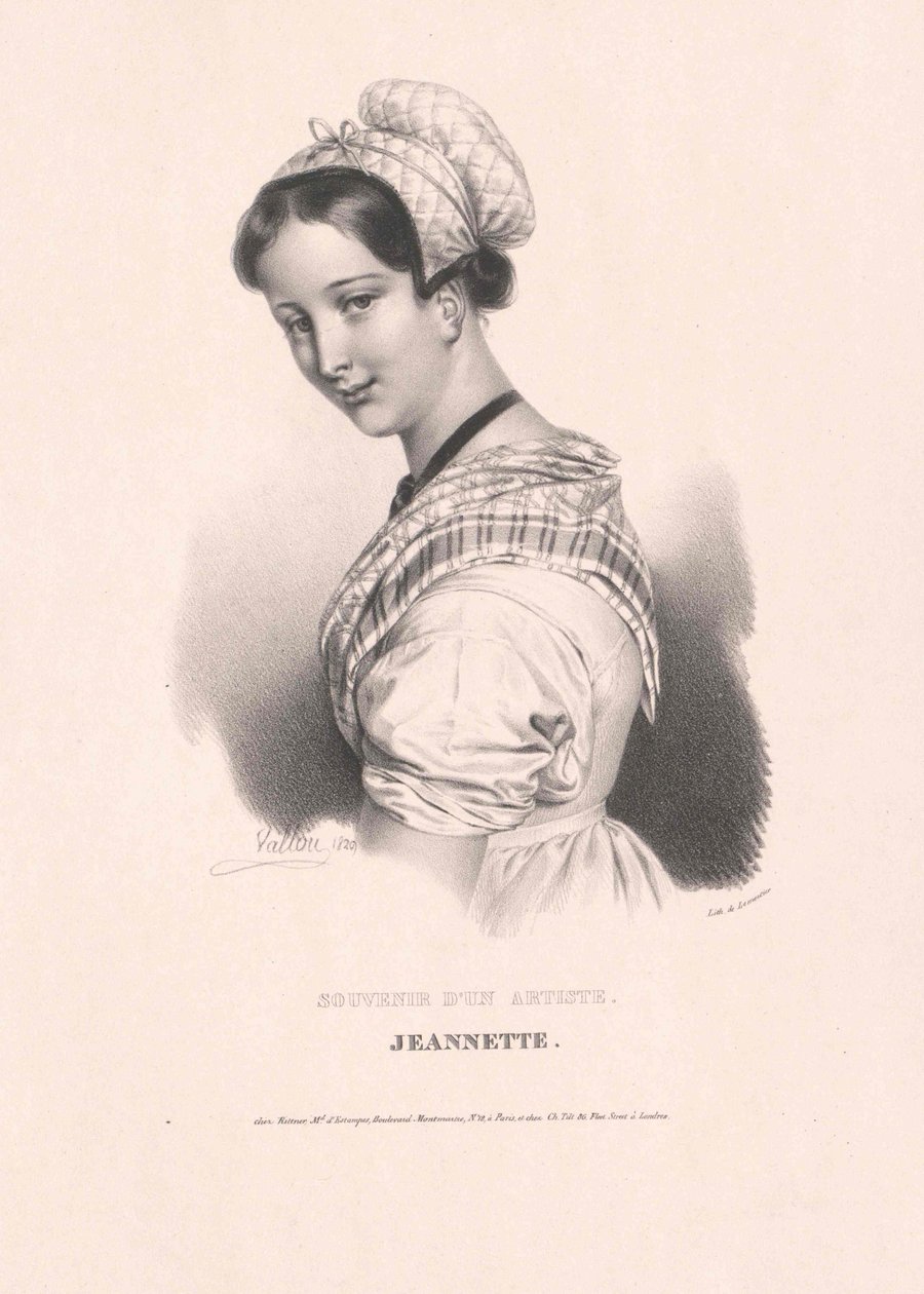 Bodde cirka 1826 Jeannette av Artist Unknown