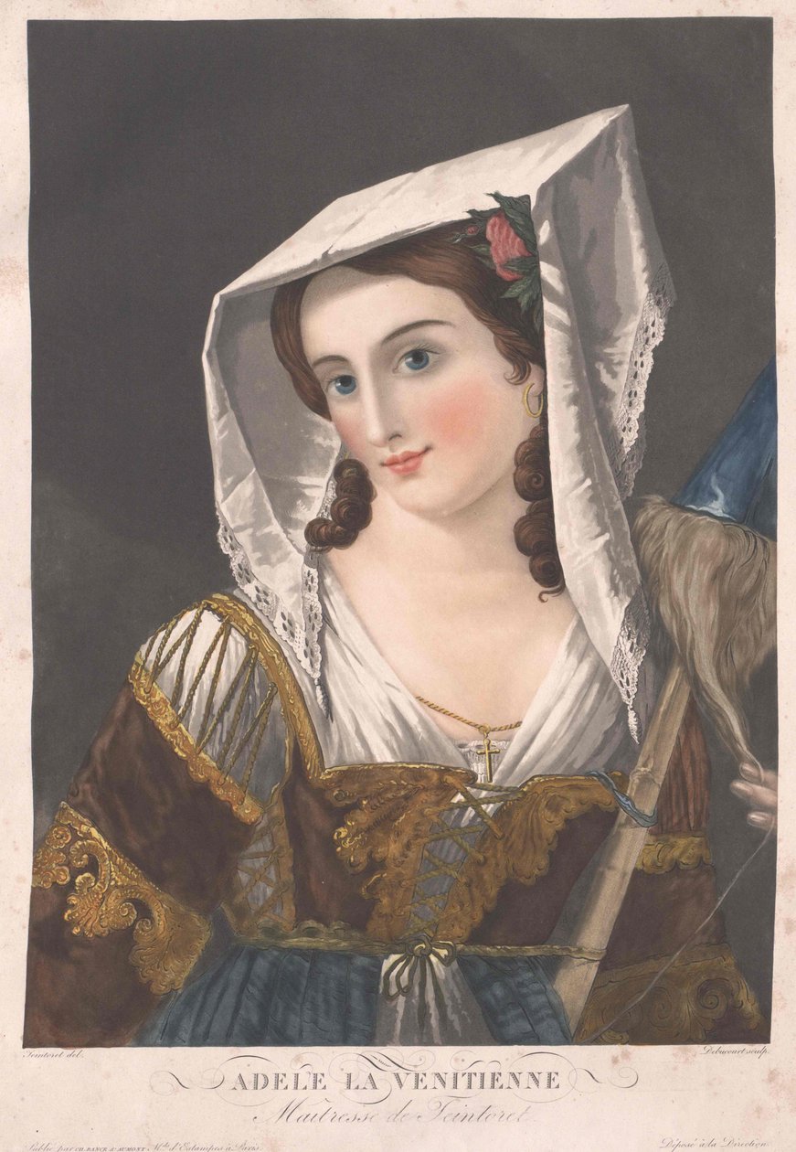 Bodde på 1500-talet Adele La Venitienne av Artist Unknown