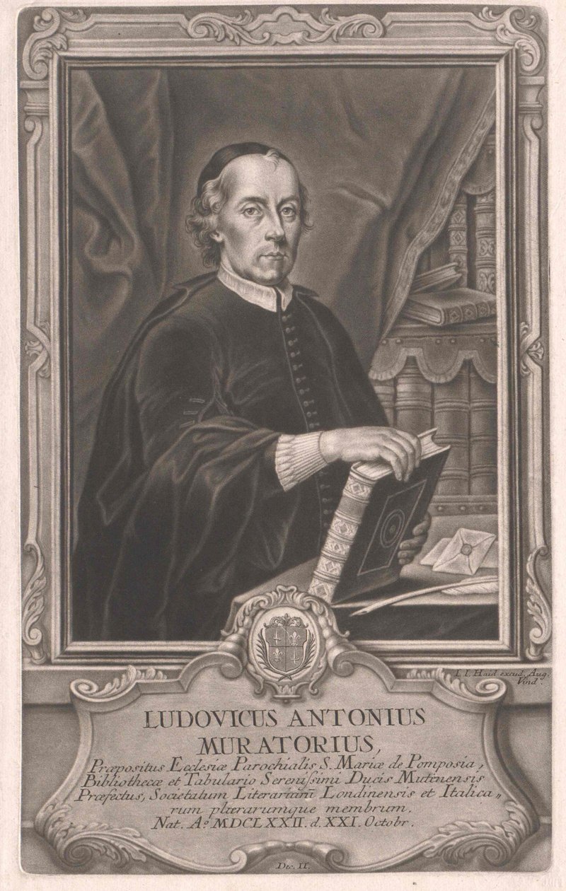 Lodovico Antonio Muratori av Artist Unknown