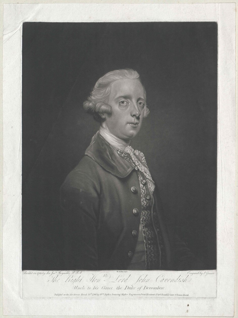 Lord John Cavendish av Artist Unknown