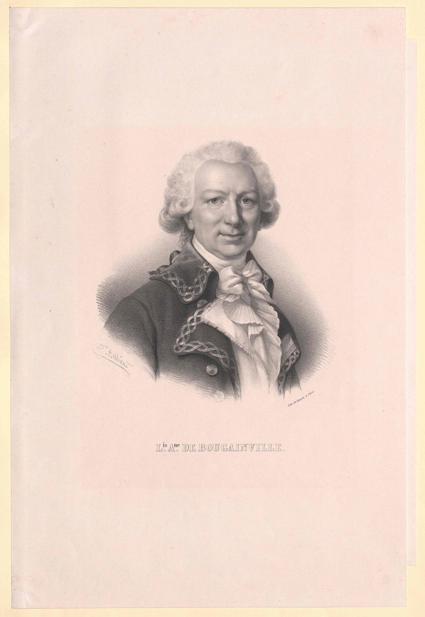 Louis Antoine de Bougainville av Artist Unknown