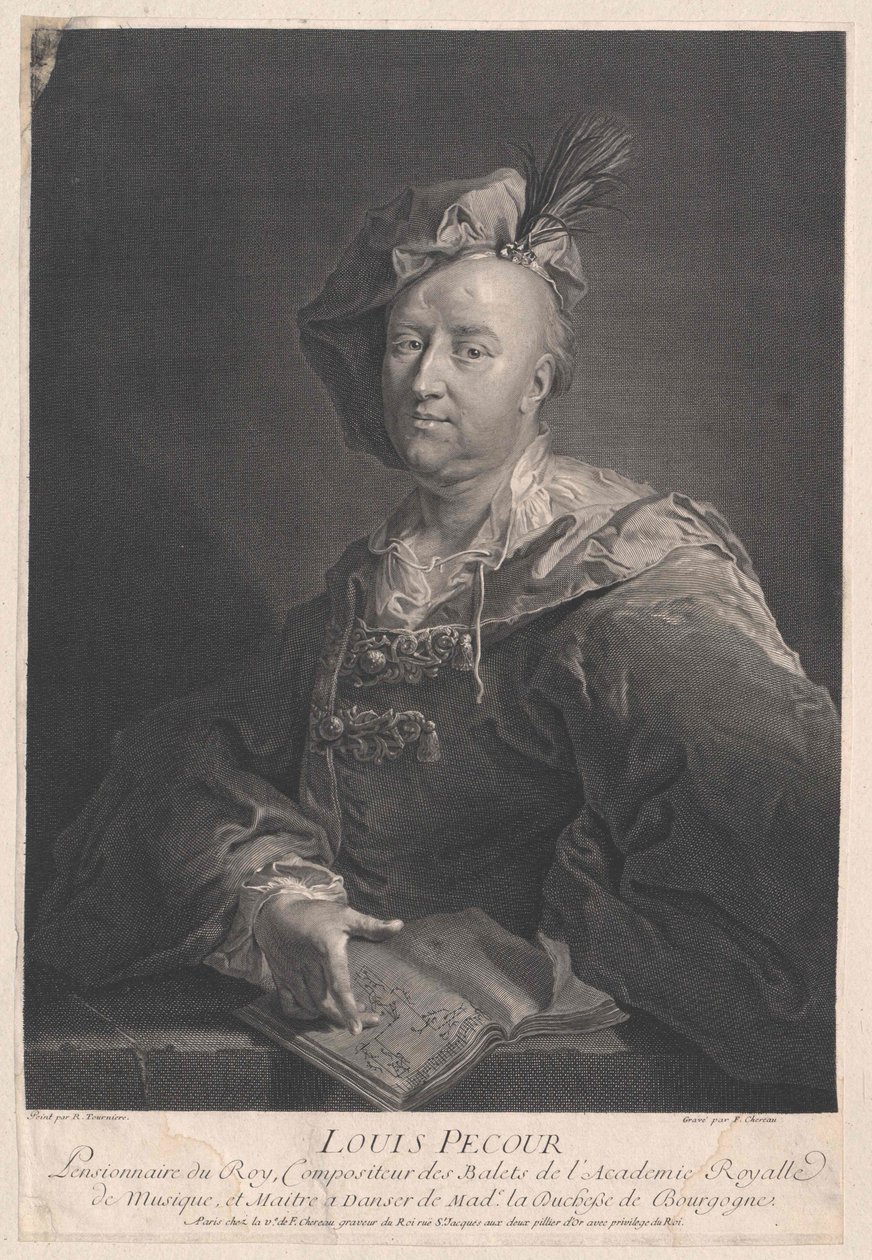 Louis Pecour av Artist Unknown