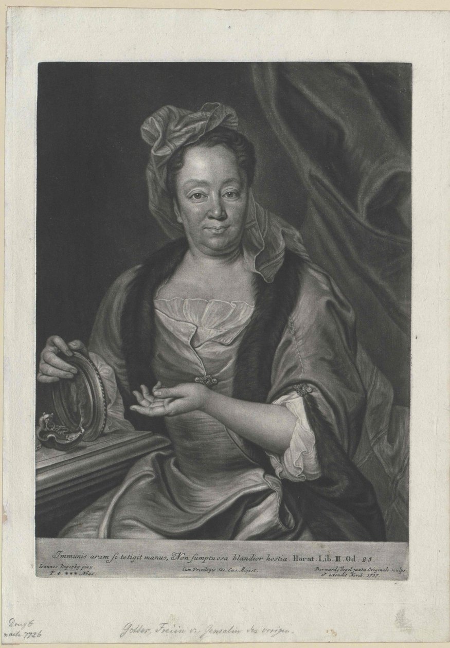 Ludmila Magdalene Happe av Artist Unknown