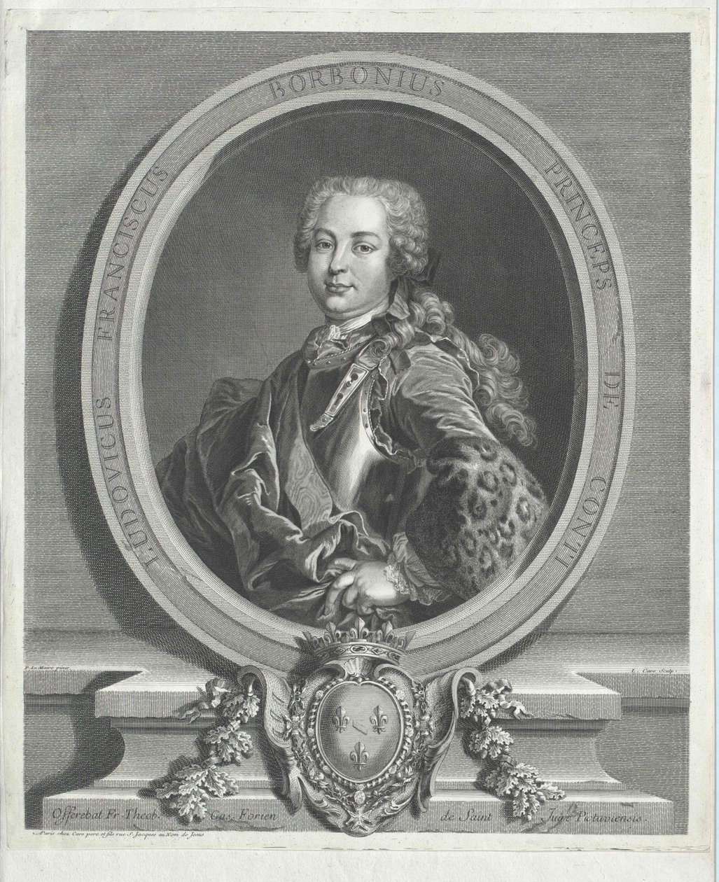 Ludwig Franz hertig Conty av Artist Unknown