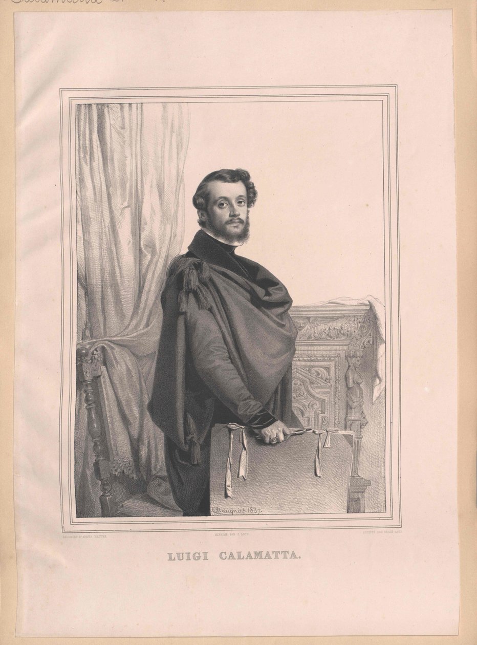Luigi Calamatta av Artist Unknown