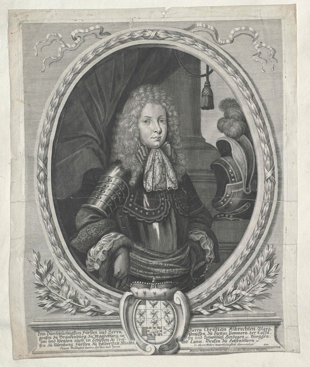 Markgreve av Brandenburg Christian Albrecht av Artist Unknown