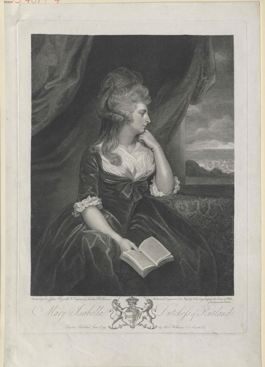 Mary Isabella Lady Somerset av Artist Unknown