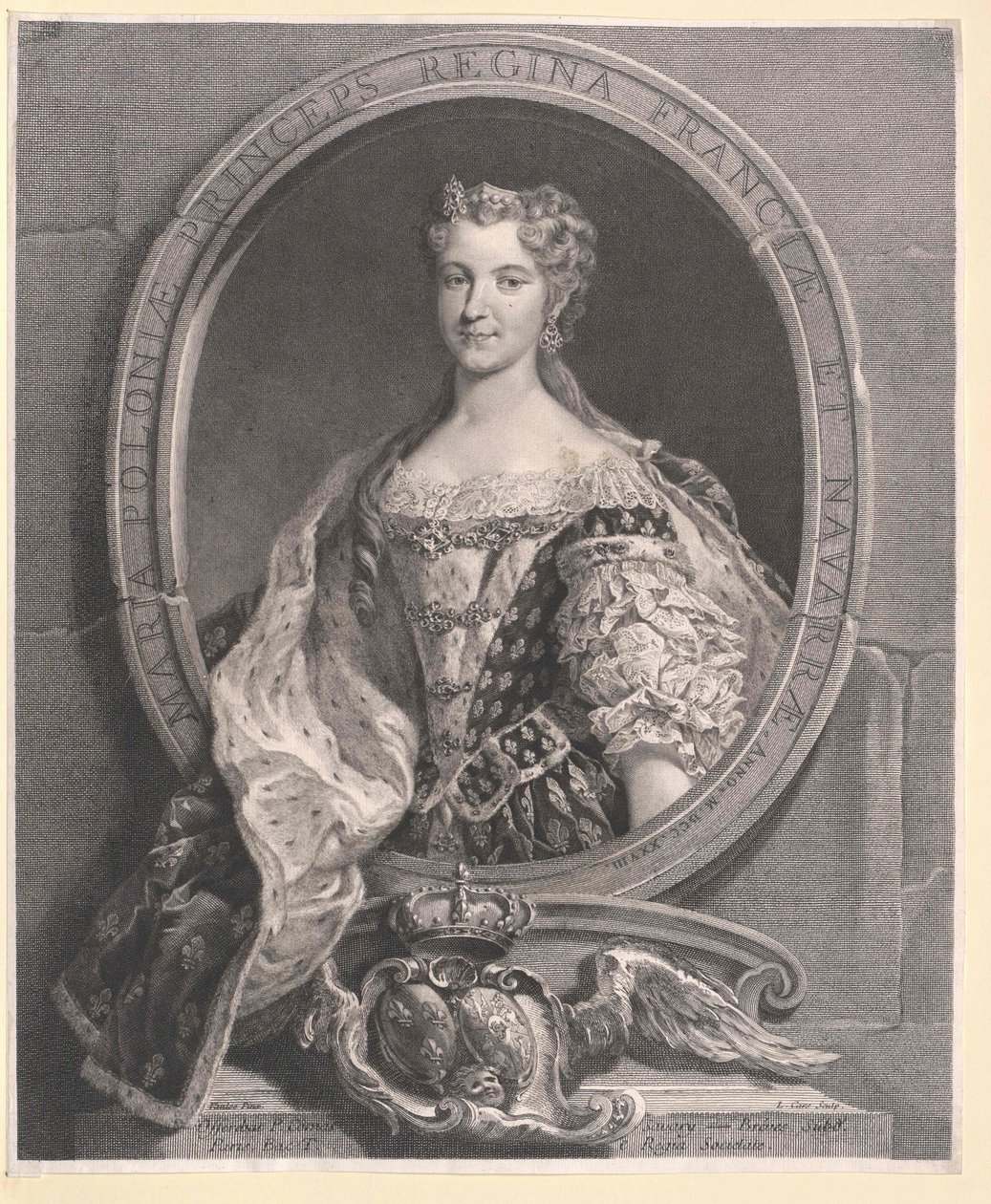Maria Leszczynska av Artist Unknown