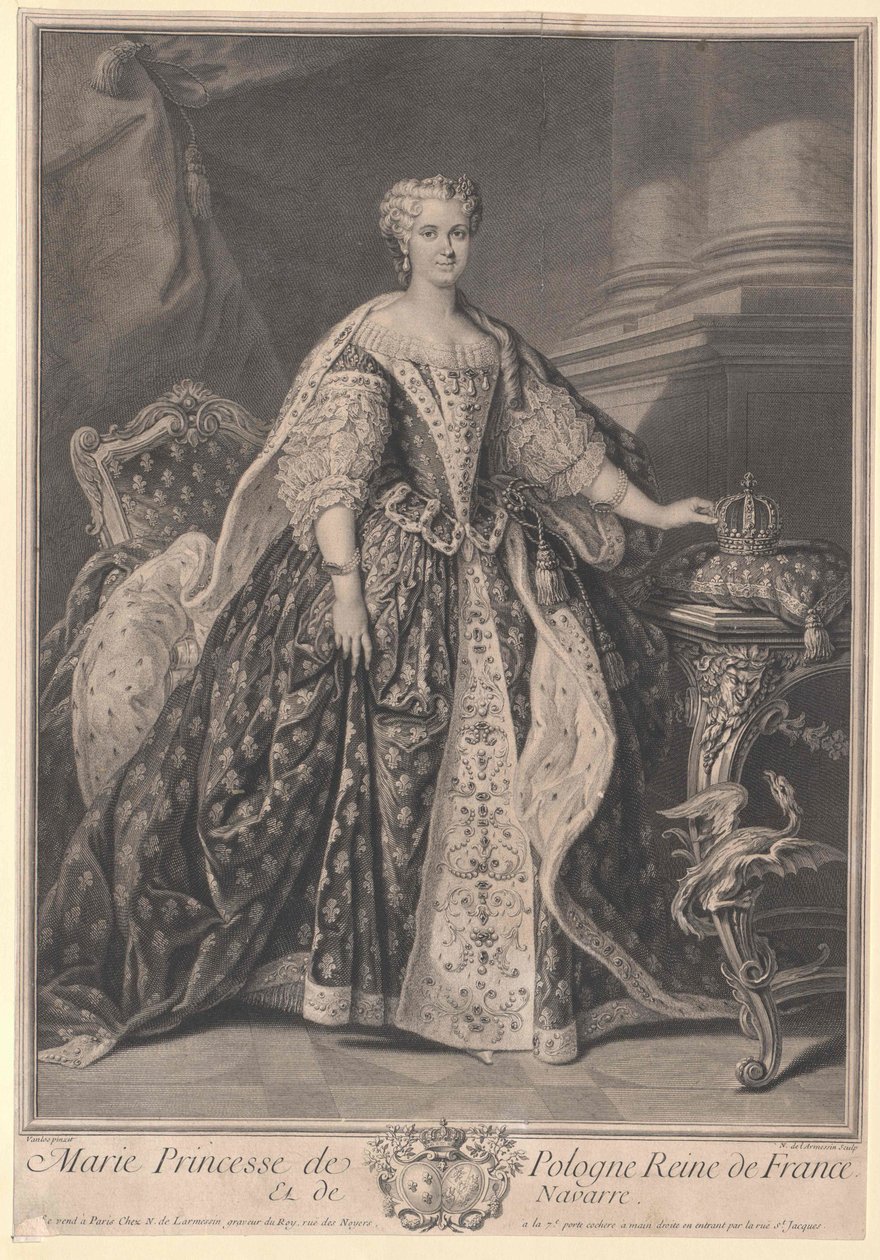 Maria Leszczynska av Artist Unknown