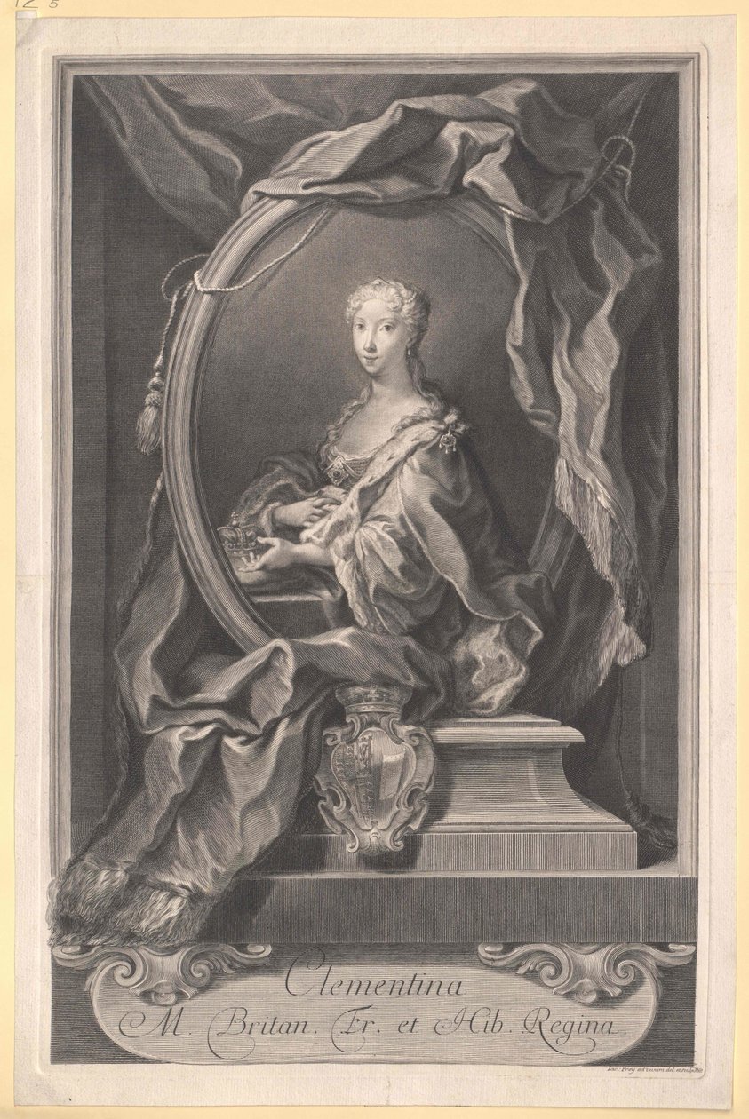 Maria Clementine Sobieska av Artist Unknown