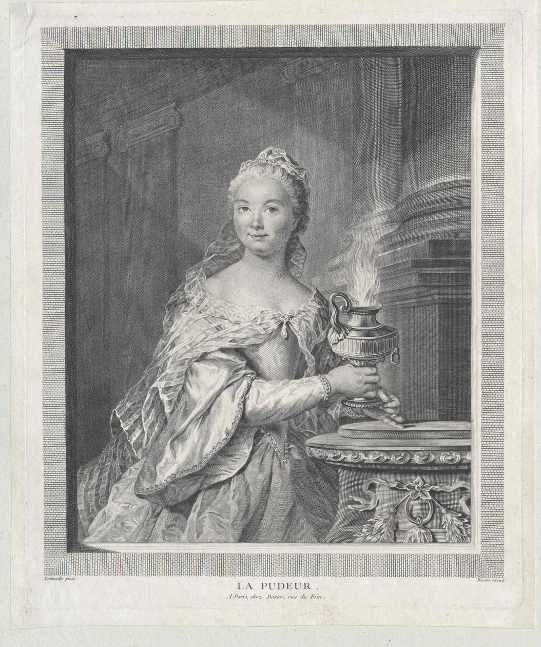 Marie Diane Antoinette de Rosset de Rocozel de Fleury av Artist Unknown