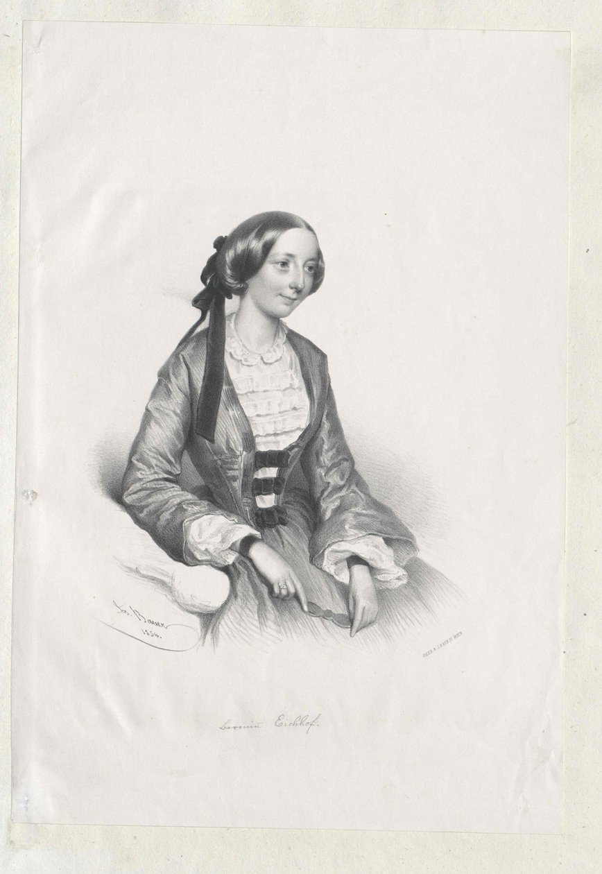 Marie Rosalie grevinna von Hohenwart av Artist Unknown