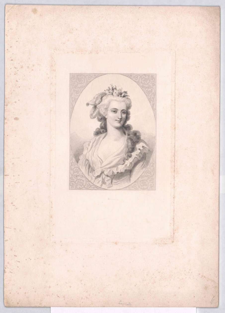 Marie Therese av Savojen Carignan av Artist Unknown