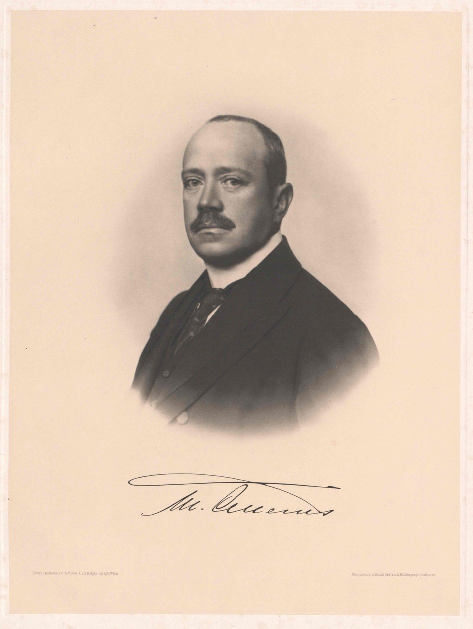 Marius greve Baron av Heiligenkreuz Attems av Artist Unknown