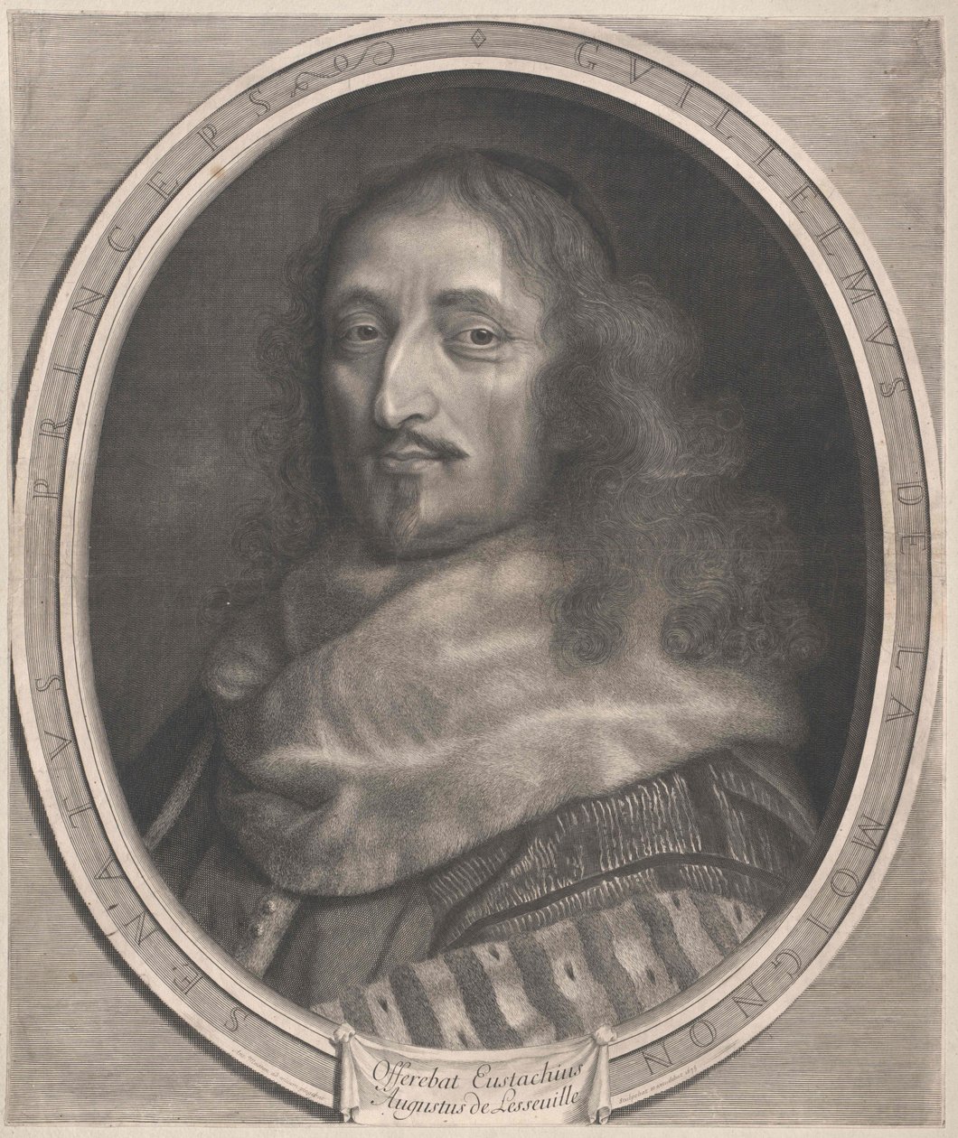Markisinnan de Basville Lamoignon (tryck) av Artist Unknown