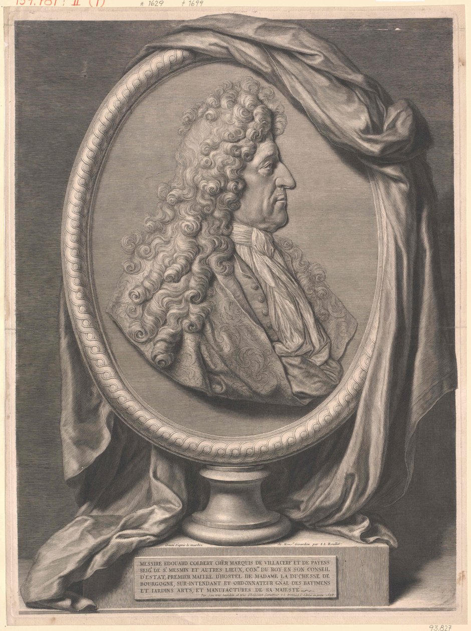 Markis de Villacerf Colbert av Artist Unknown