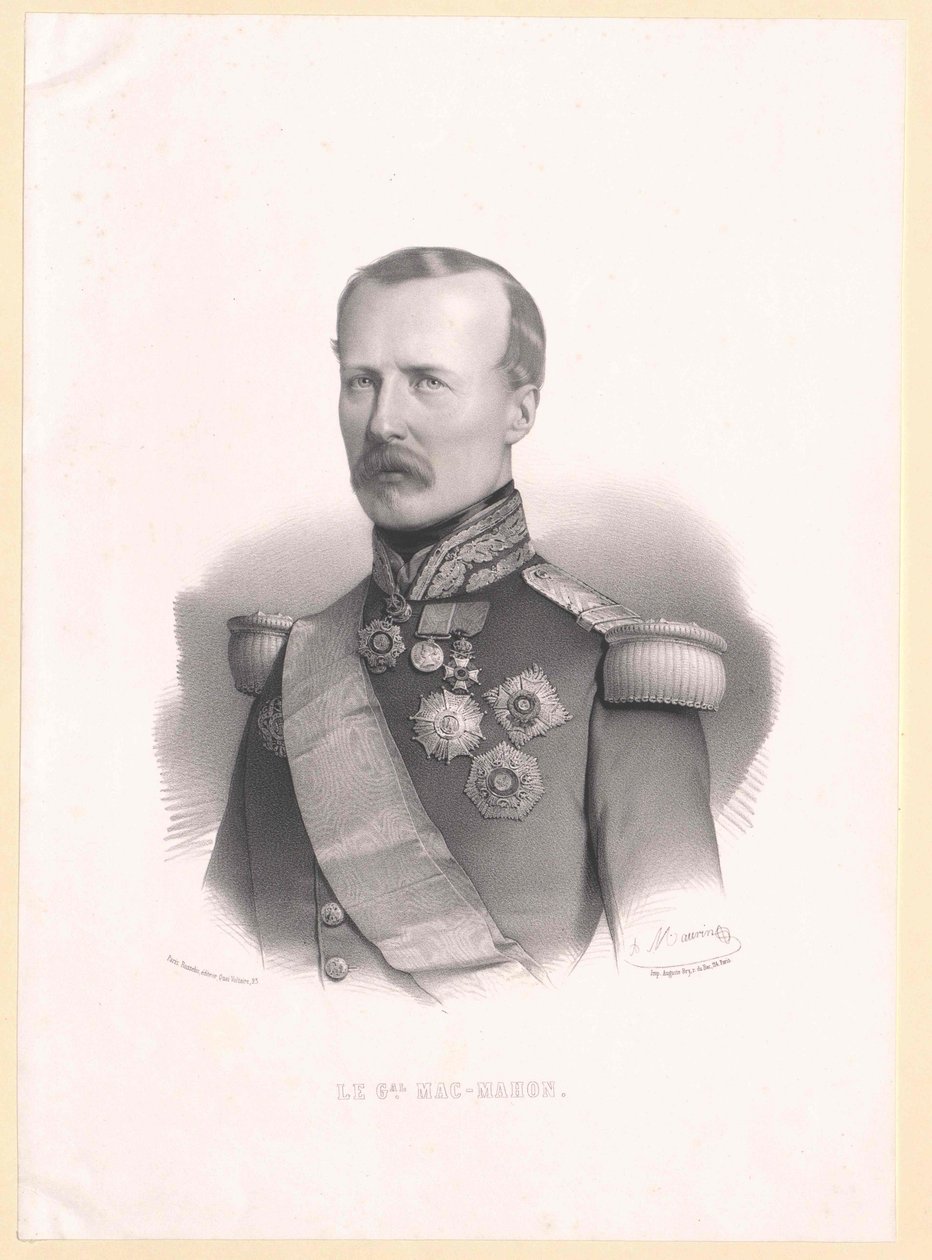 Maurice de MacMahon av Artist Unknown