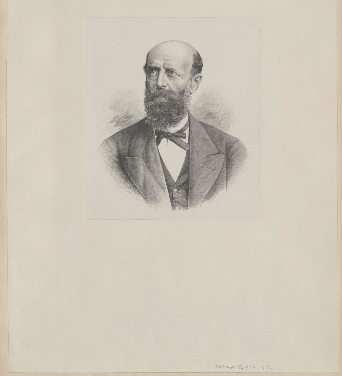 Max Buedinger (tryck) av Artist Unknown