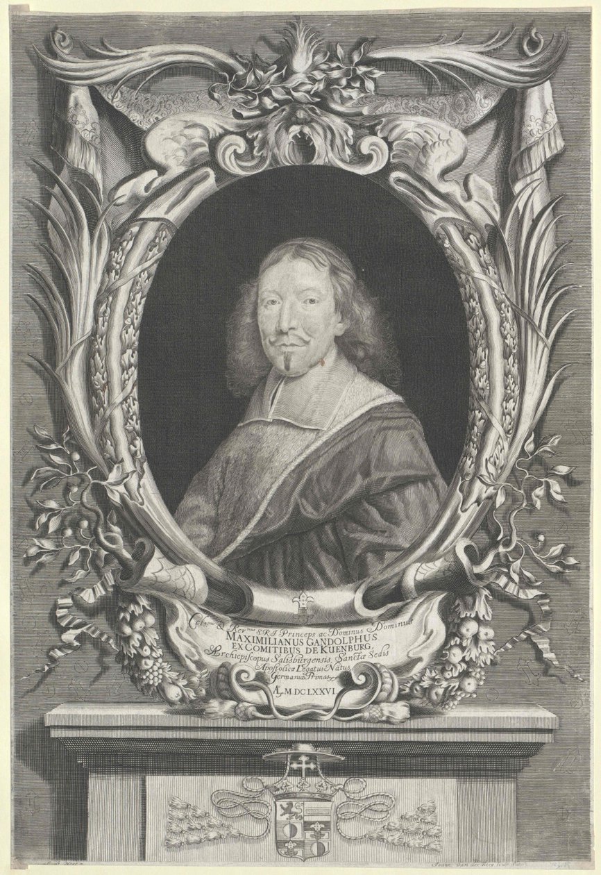 Max Gandolf greve Kueenburg av Artist Unknown