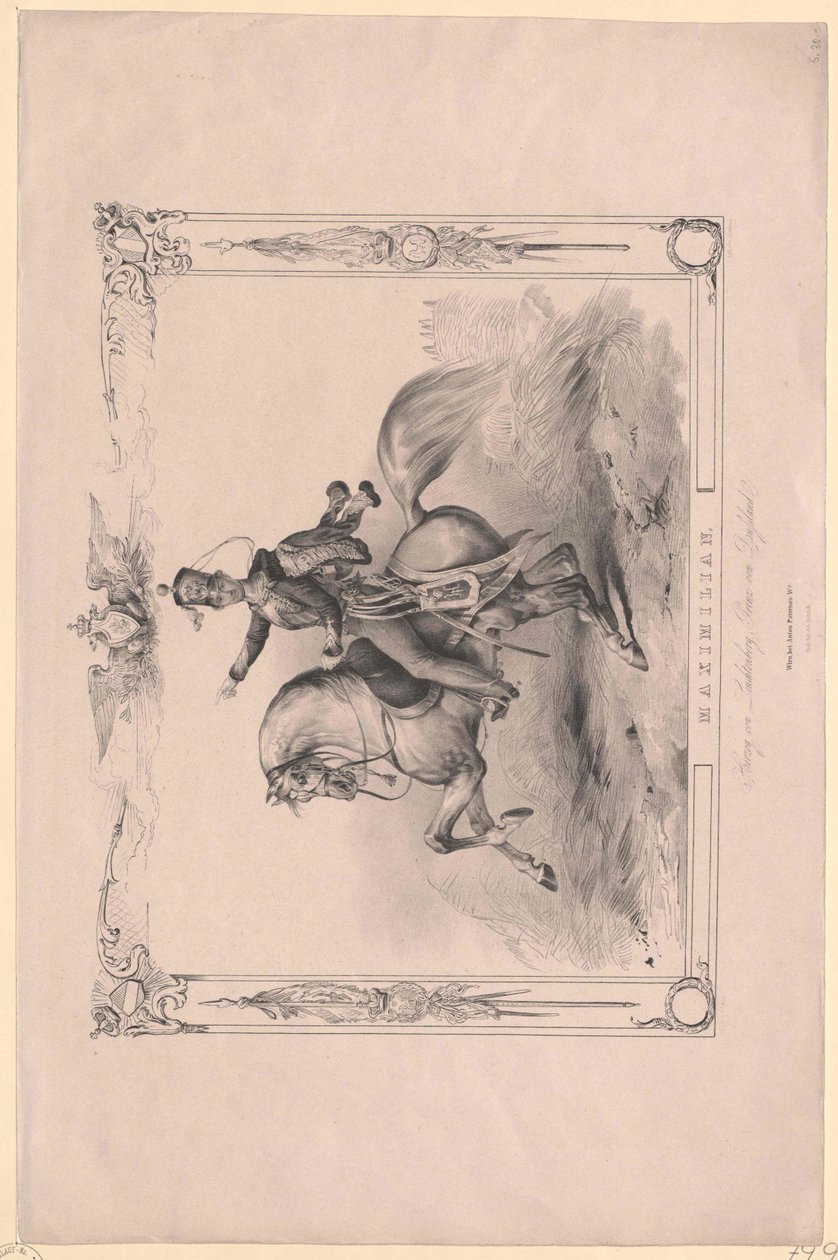 Maximilian hertig Leuchtenberg av Artist Unknown
