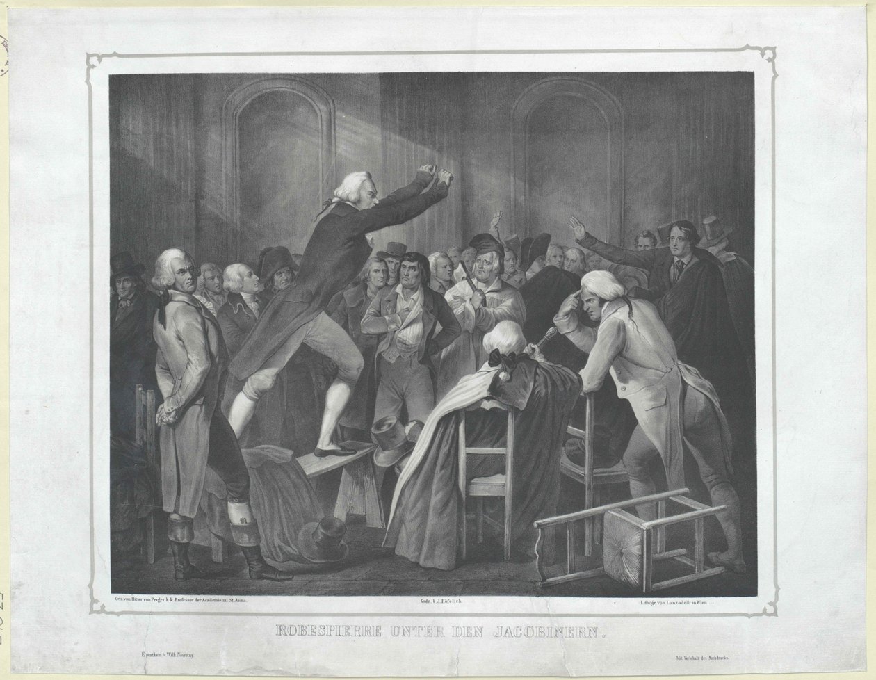 Maximilien de Robespierre av Artist Unknown