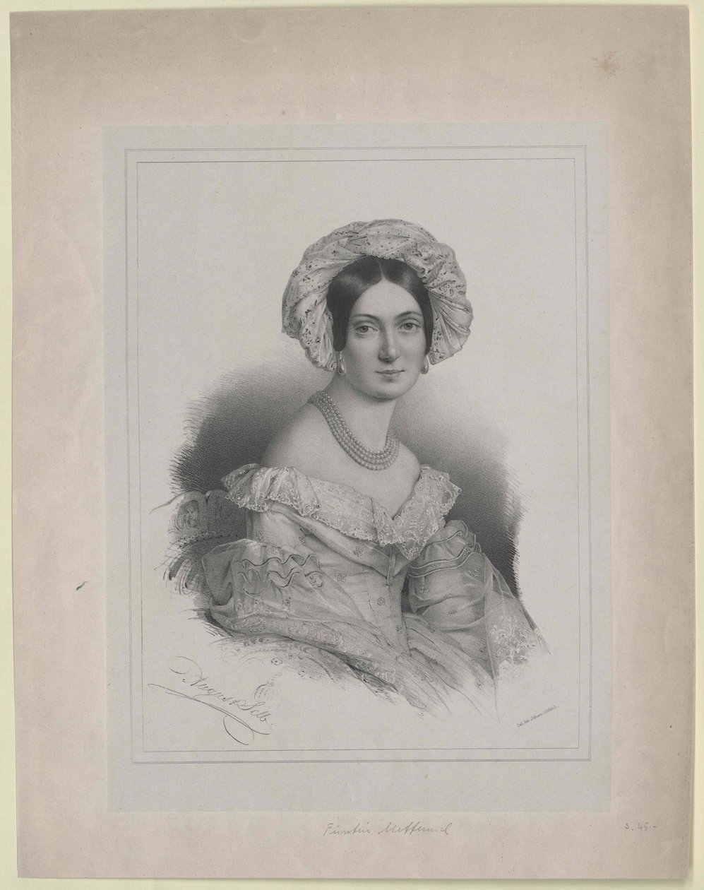 Melanie grevinna Zichy-Ferraris av Artist Unknown