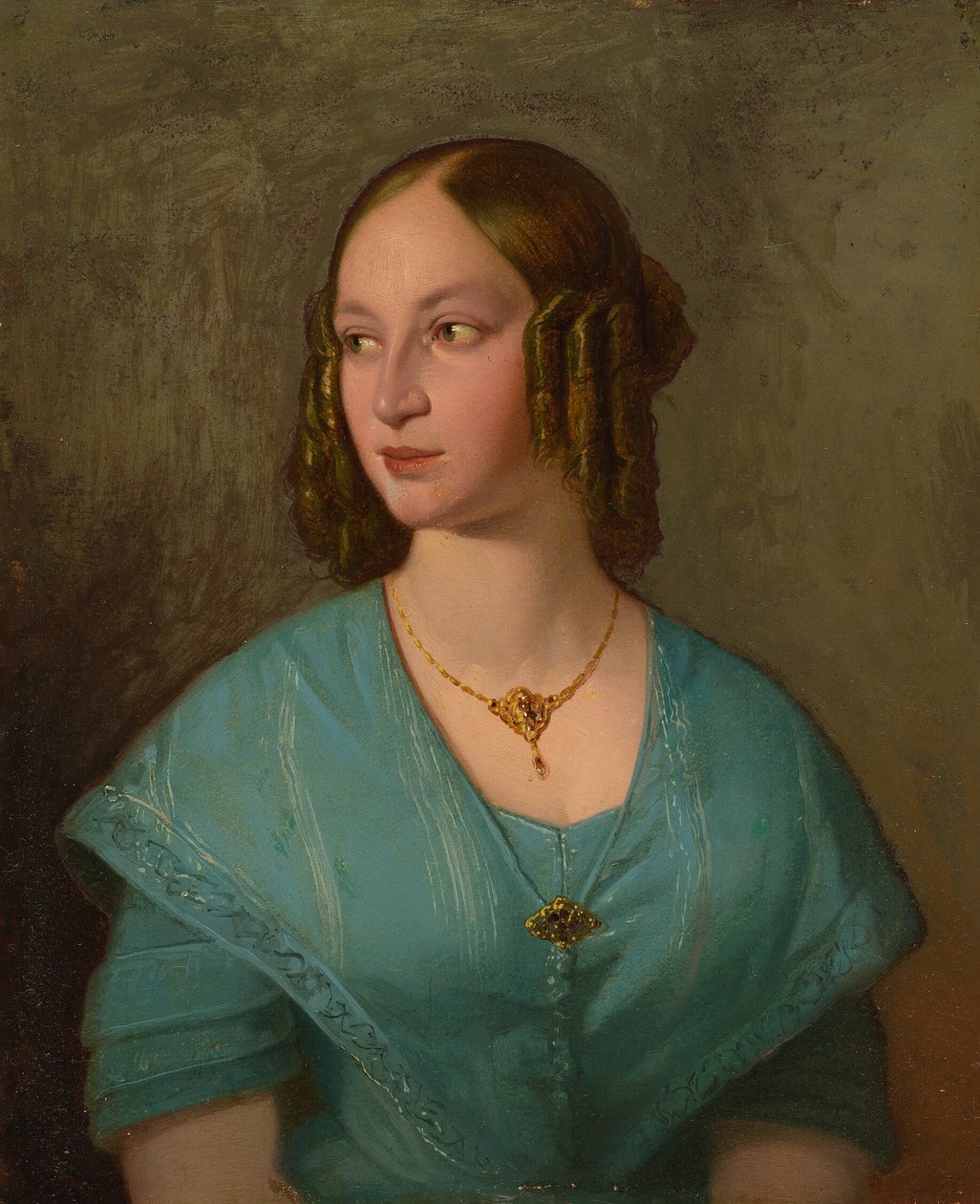 Mrs Daniel Embury (Emma Catherine Manley) av Artist Unknown