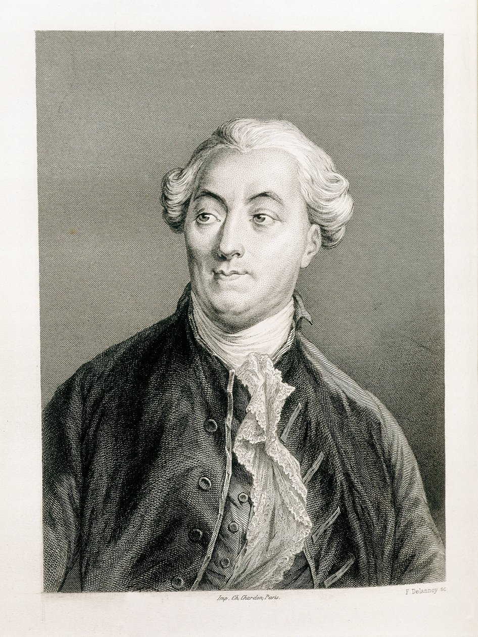NECKER, Jacques (1732-1804). Schweizisk finansman och statsman i Frankrikes tjänst. Gravyr (1883). Litografi. SPANIEN. KATALONIEN. Biblioteket i Barcelona. Biblioteca de Catalunya (Kataloniens nationalbibliotek) av Artist Unknown