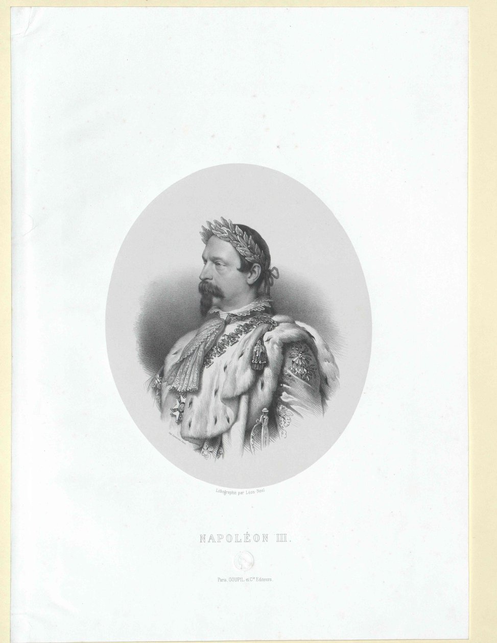Napoleon III Frankrikes kejsare, av Artist Unknown