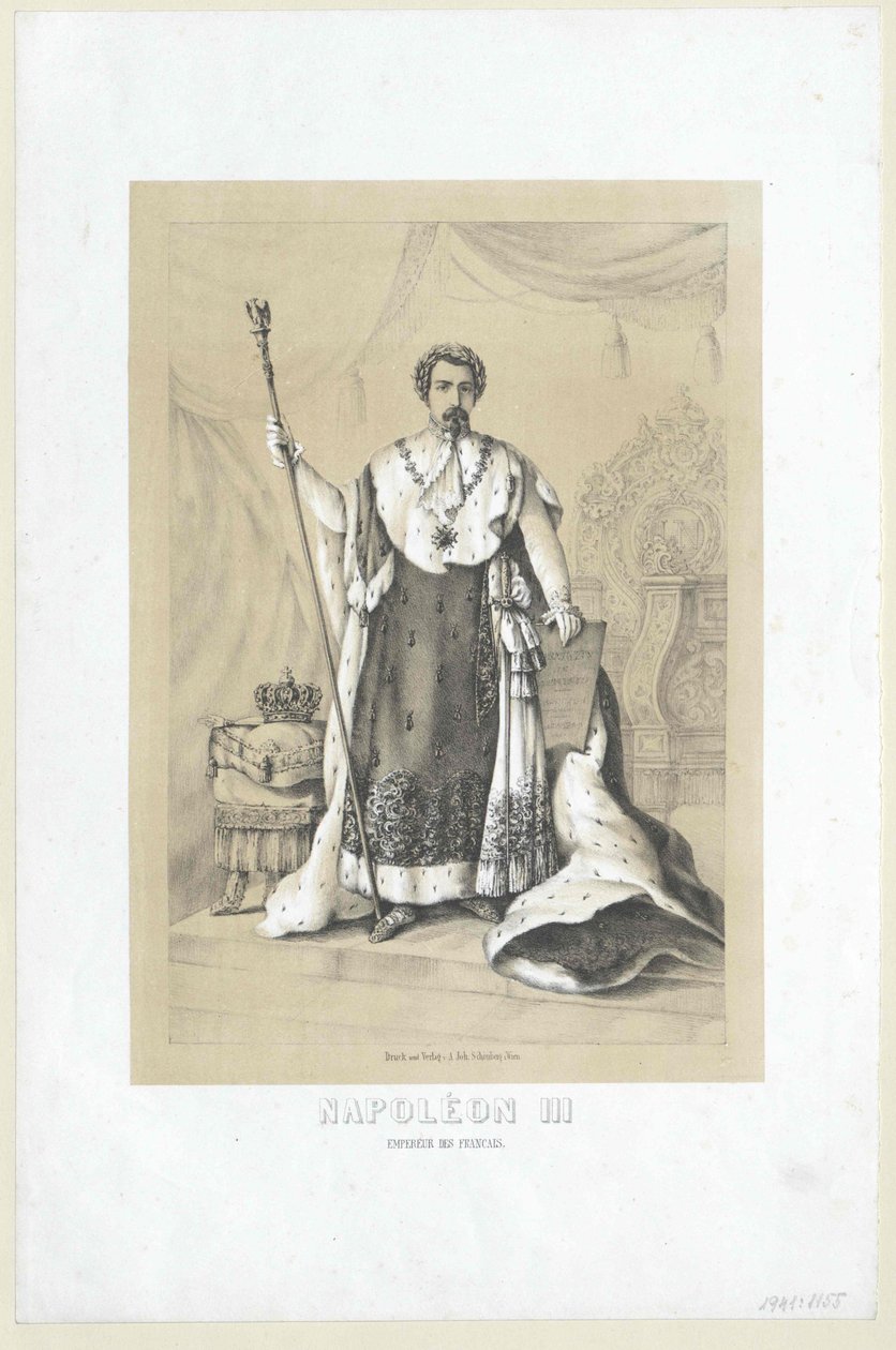 Napoleon III Frankrikes kejsare, av Artist Unknown