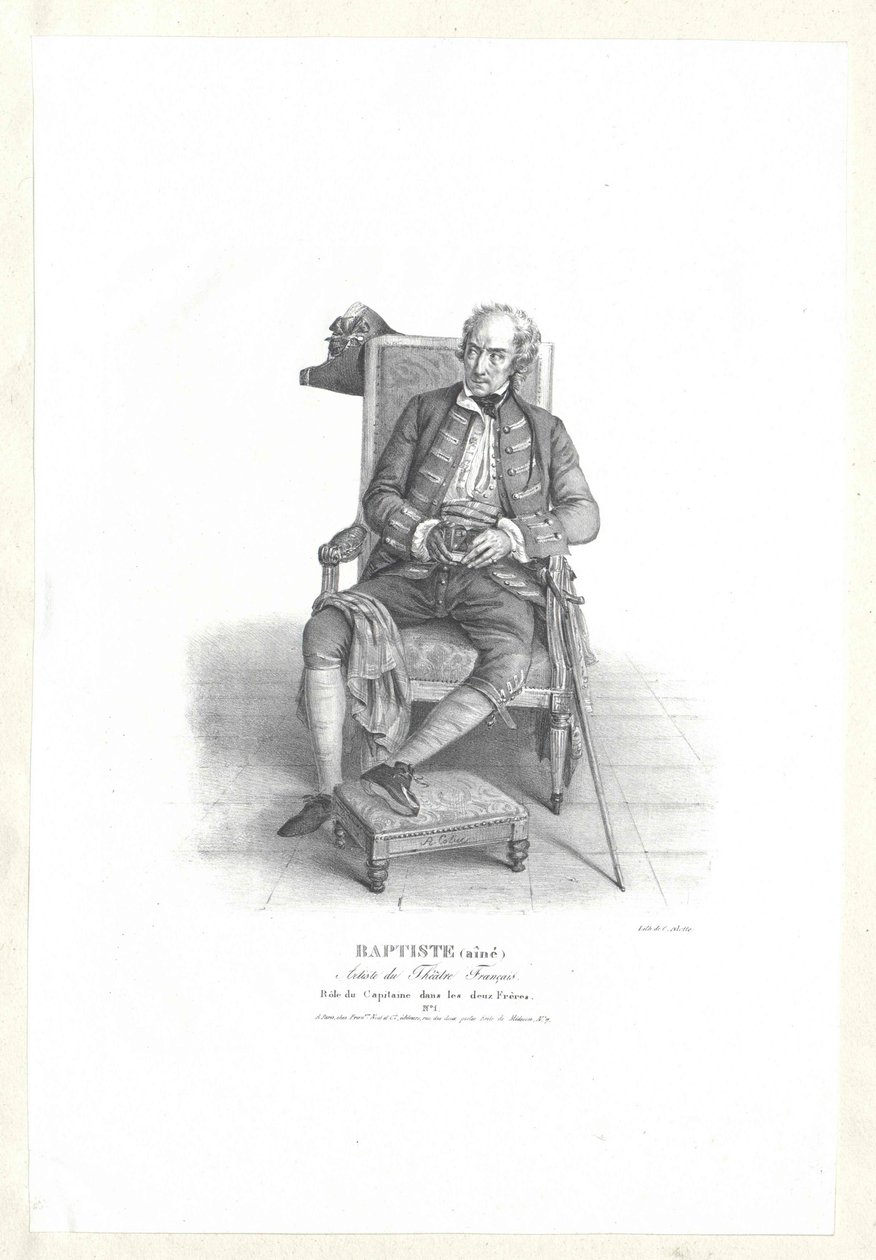 Nicolas Anselme Baptiste av Artist Unknown