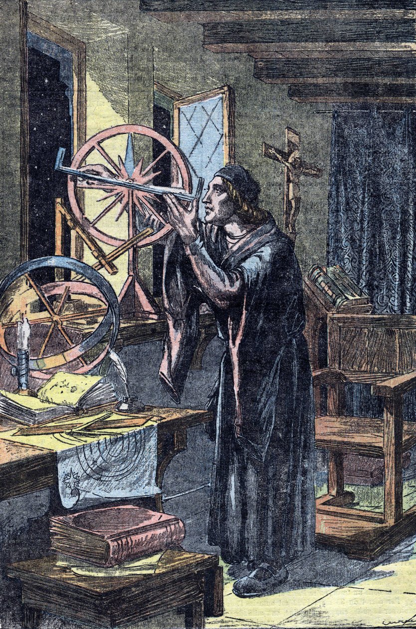 Nicolas Copernicus (gravyr) av Artist Unknown