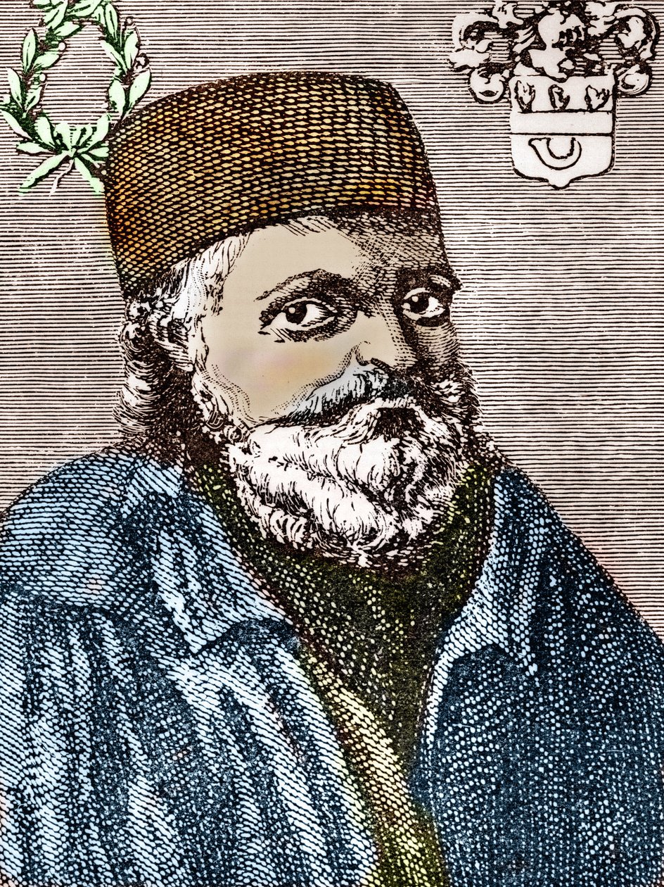 Nicolas Flamel (gravyr) av Artist Unknown