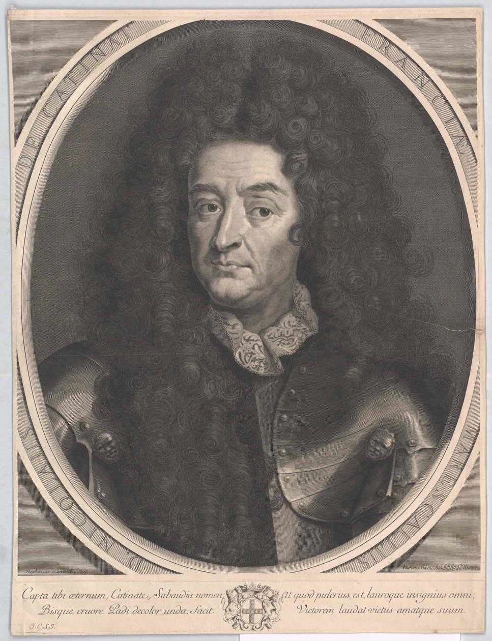 Nicolas de Catinat (tryck) av Artist Unknown