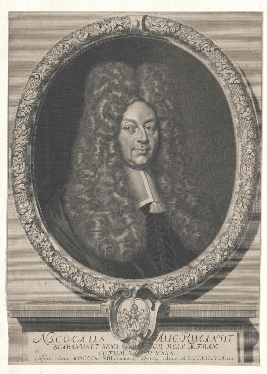 Nicolaus August Ruland av Artist Unknown