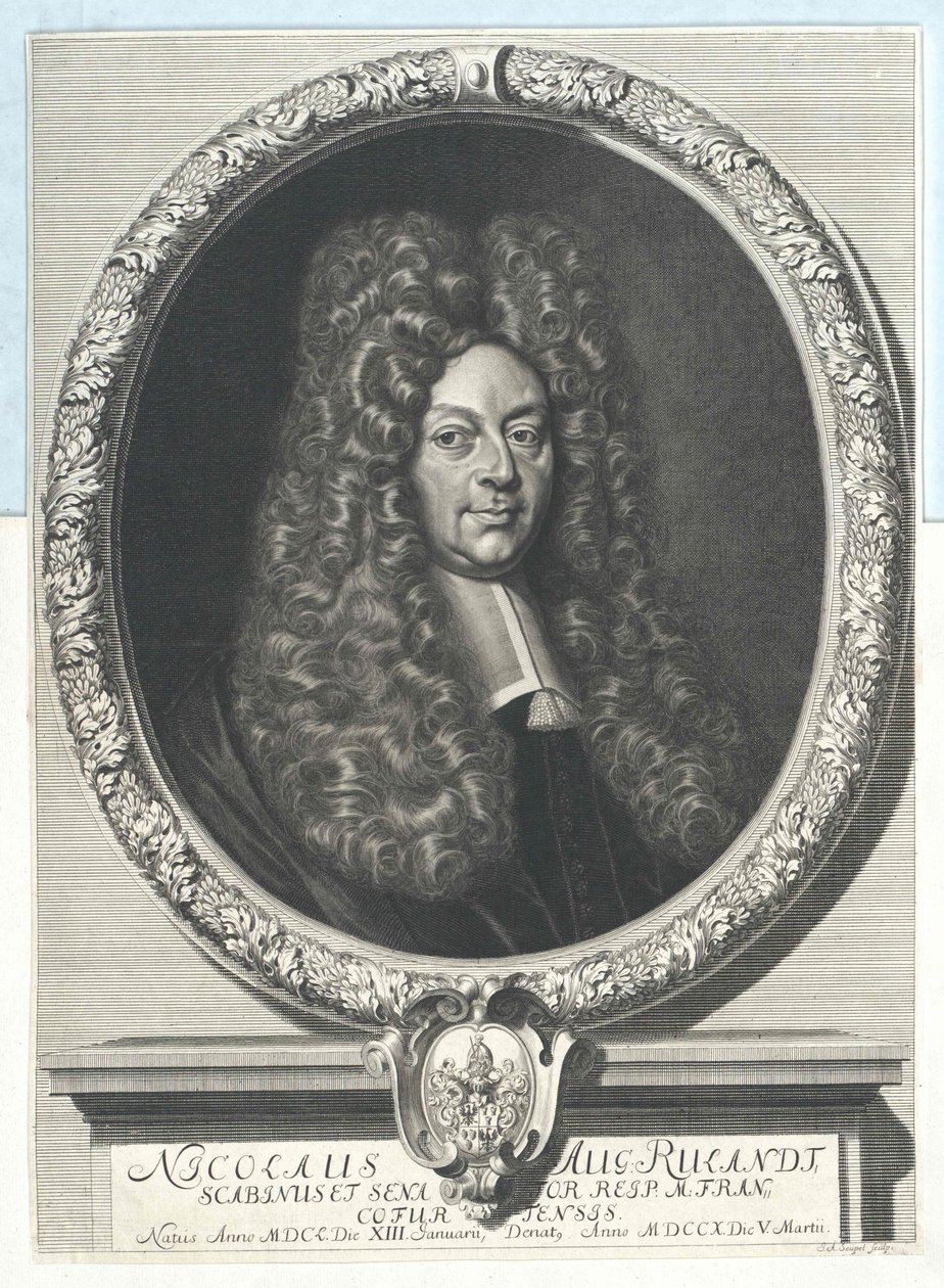 Nicolaus August Ruland av Artist Unknown