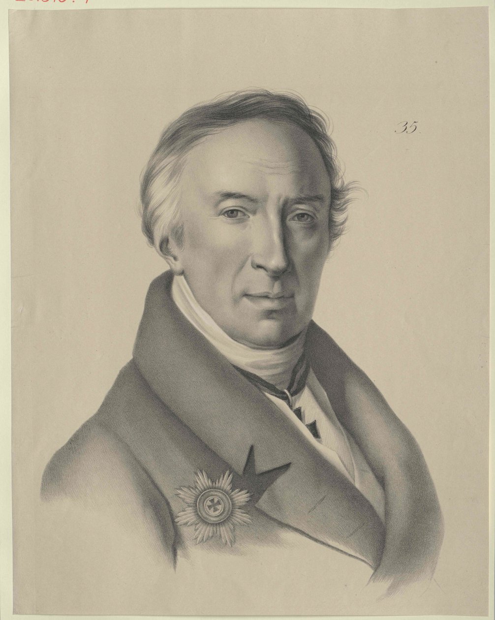 Nikolai Mikhailovich Karamzin av Artist Unknown