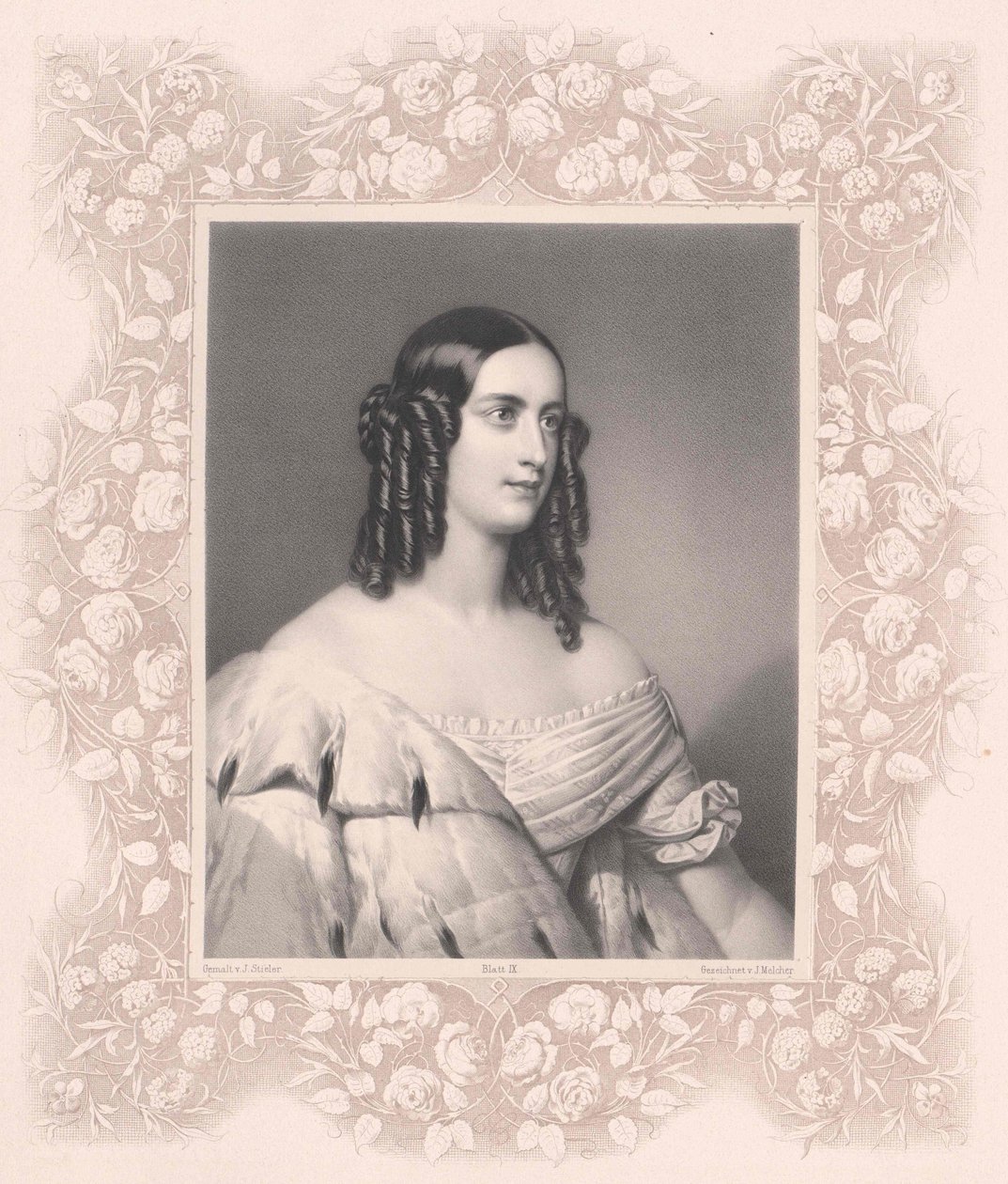 Oettingen-Oettingen och Oettingen-Wallerstein, Caroline prinsessa till (1824-1889) av Artist Unknown