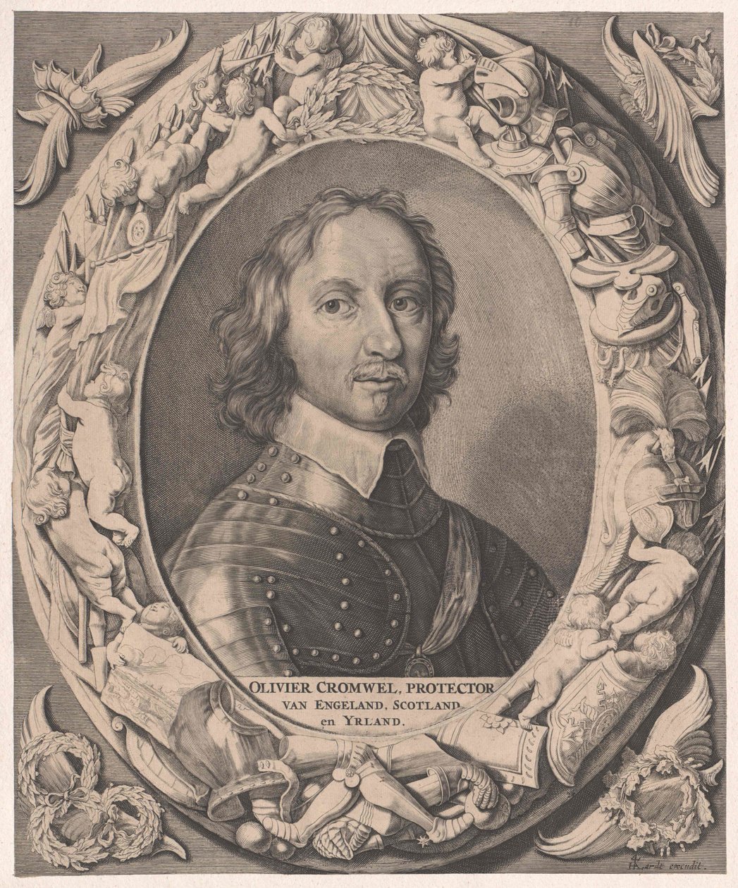 Oliver Cromwell av Artist Unknown