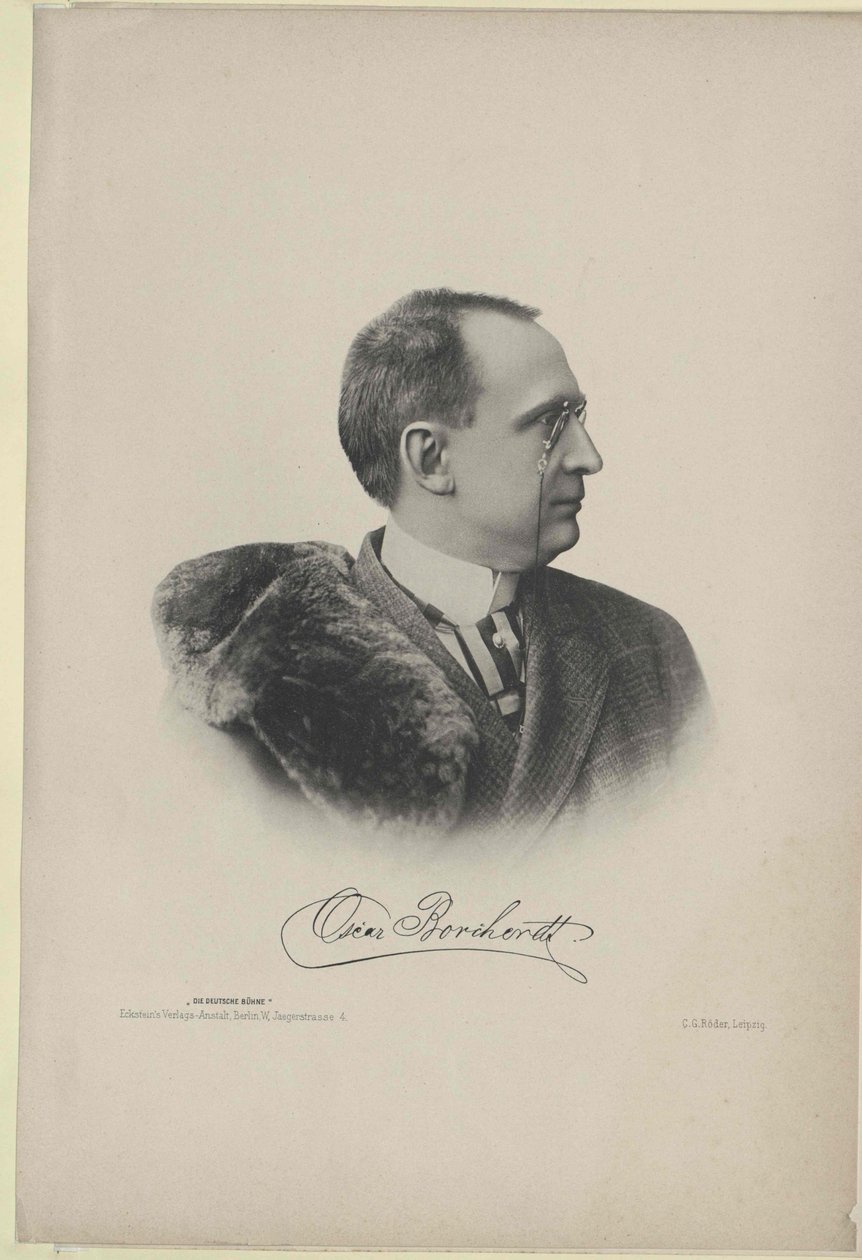 Oskar Borcherdt av Artist Unknown