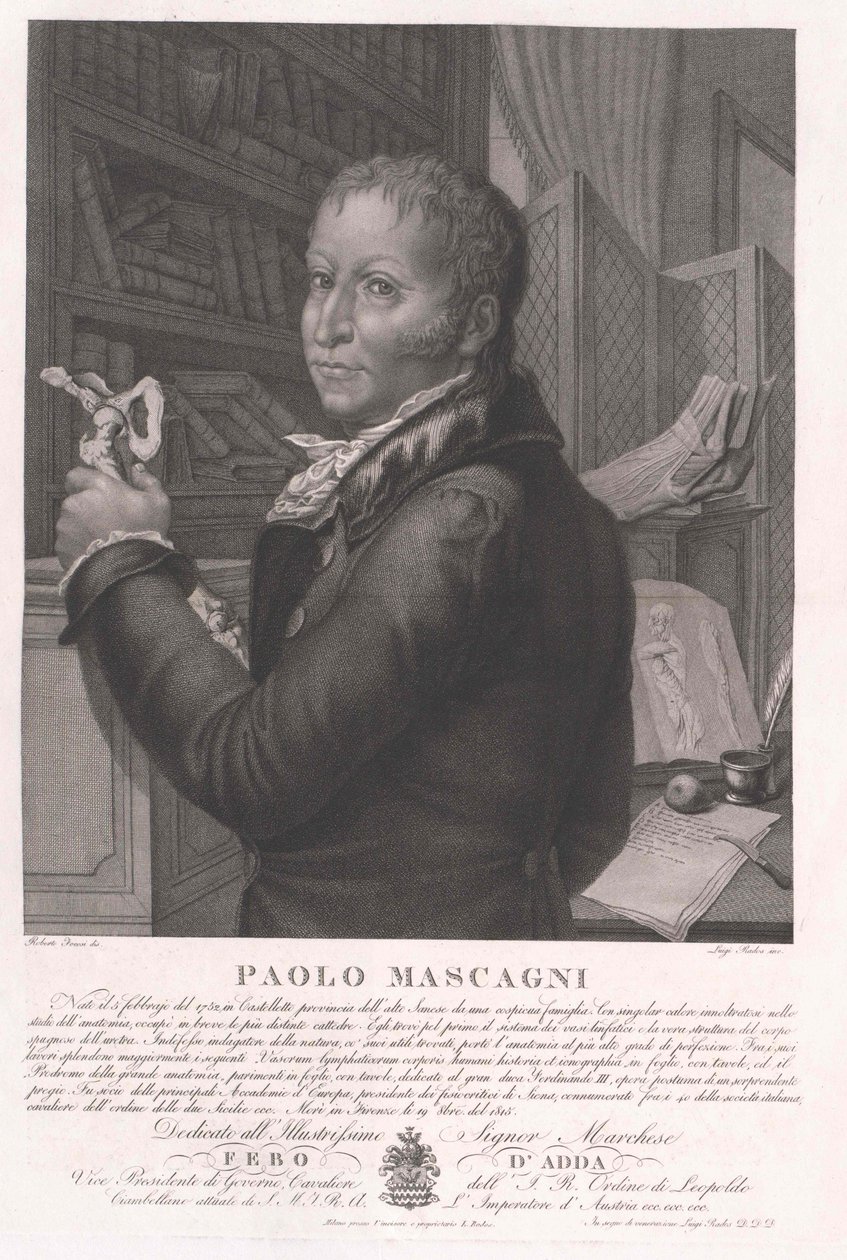Paolo Mascagni av Artist Unknown