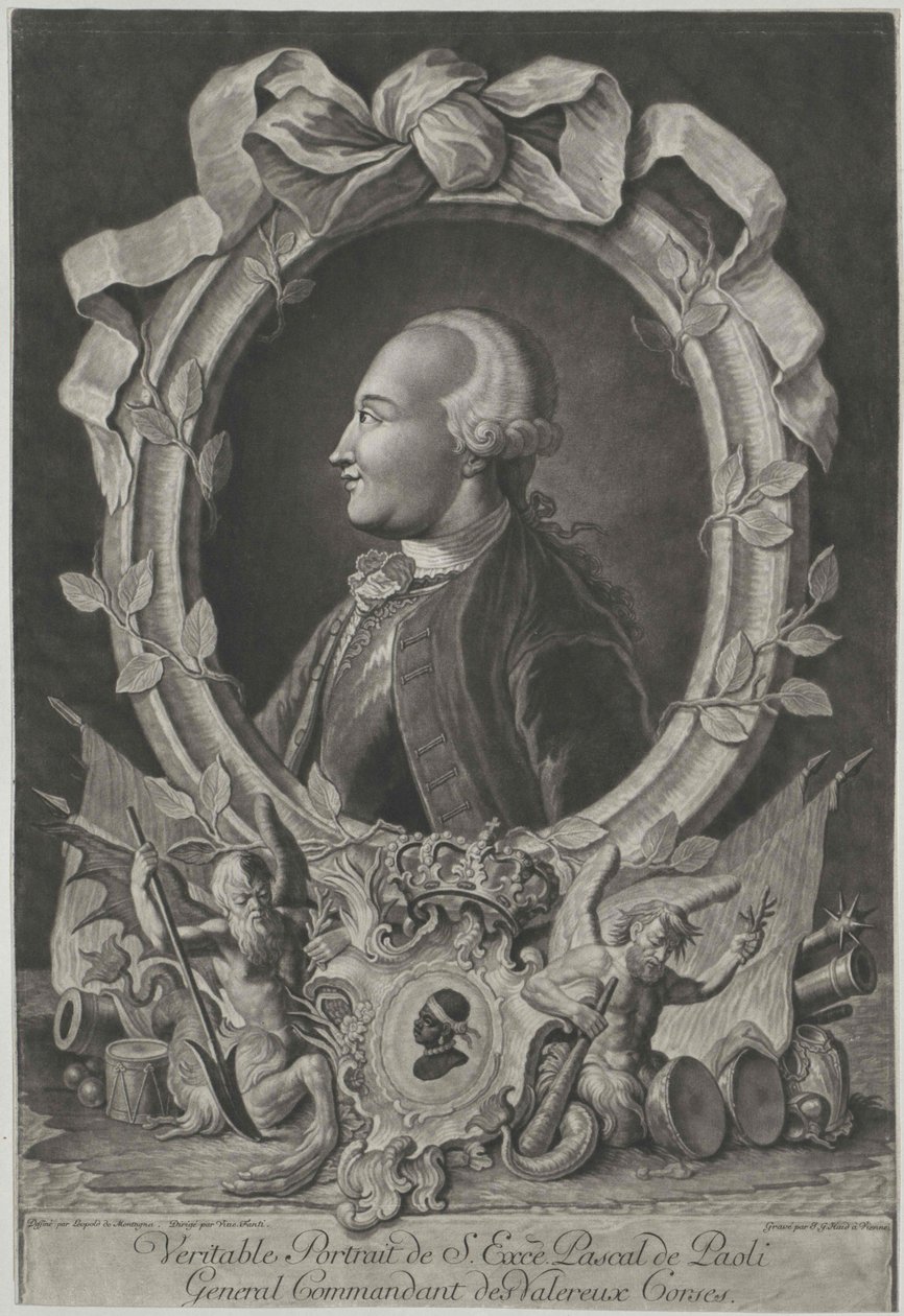 Pasquale Paoli av Artist Unknown
