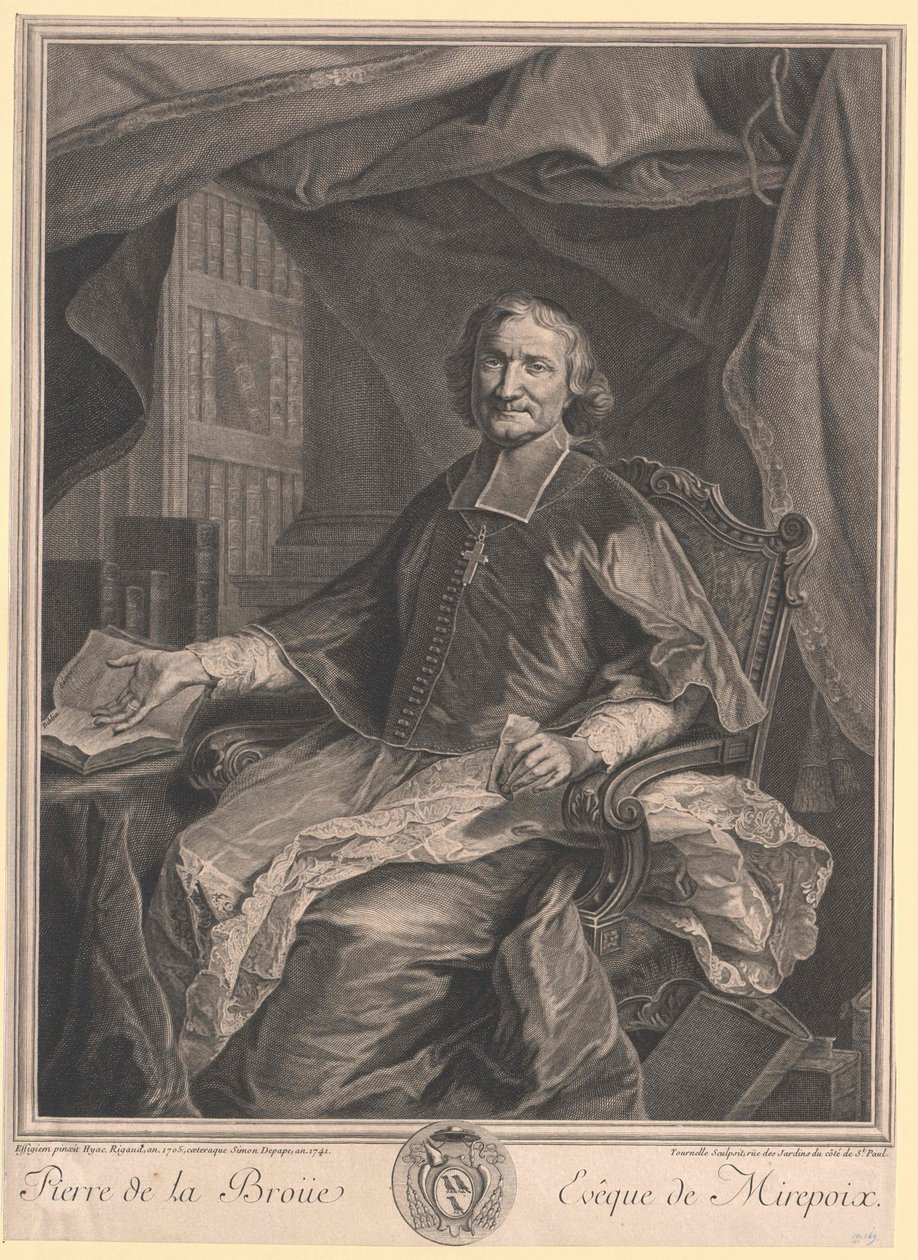 Pierre de biskop av den heliga treenigheten La Broue av Artist Unknown