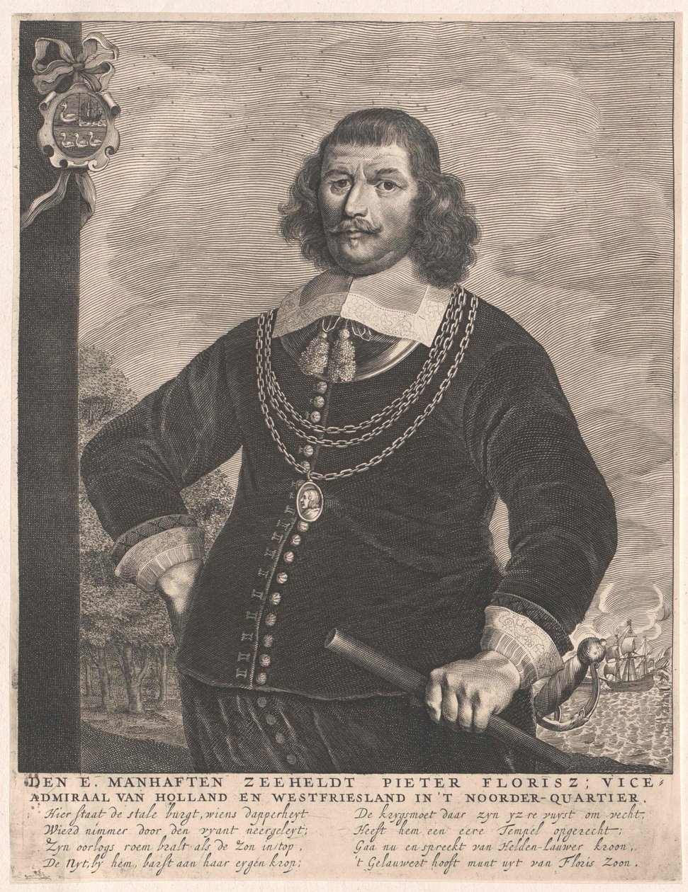 Pieter Florisz av Artist Unknown