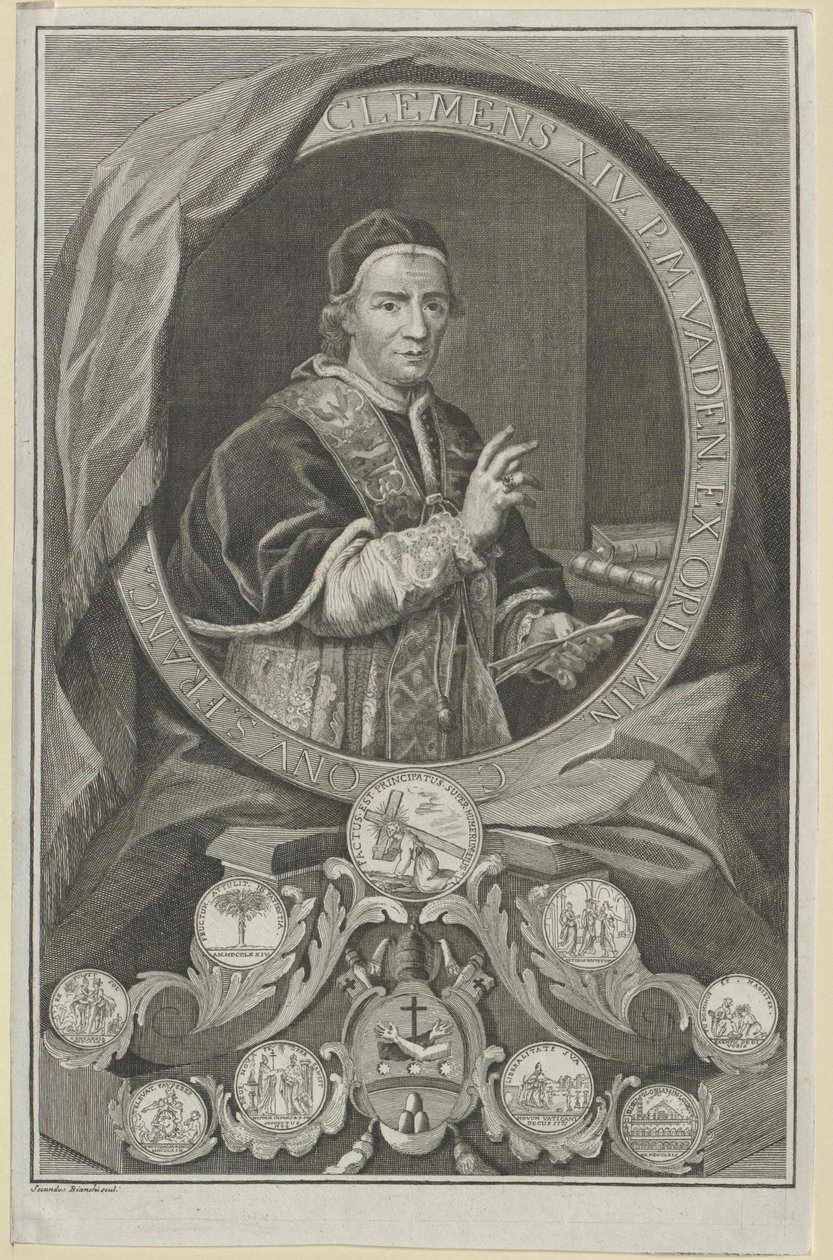 Påven Clemens XIV av Artist Unknown