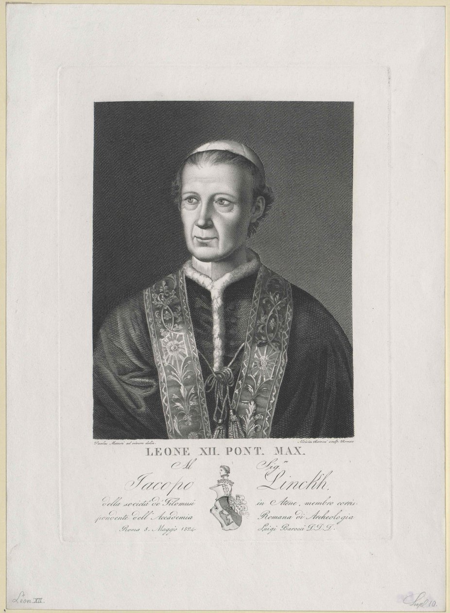 Påve Leo XII av Artist Unknown